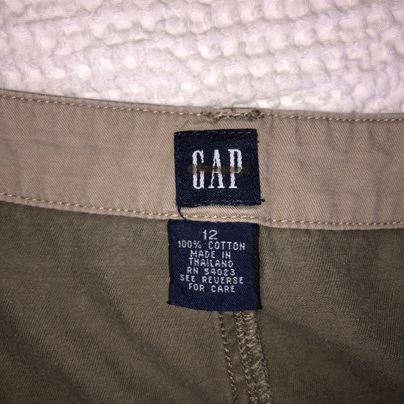 GAP ARMY GREEN CARGO SKIRT - Picture 4 of 4